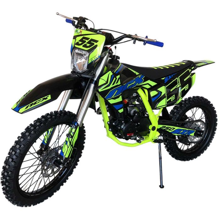 Motocicleta Cross NCX NX 250 21/18" 250cc 4T benzina verde/albastru