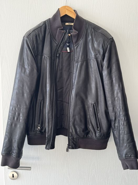 Яке кожено Armani