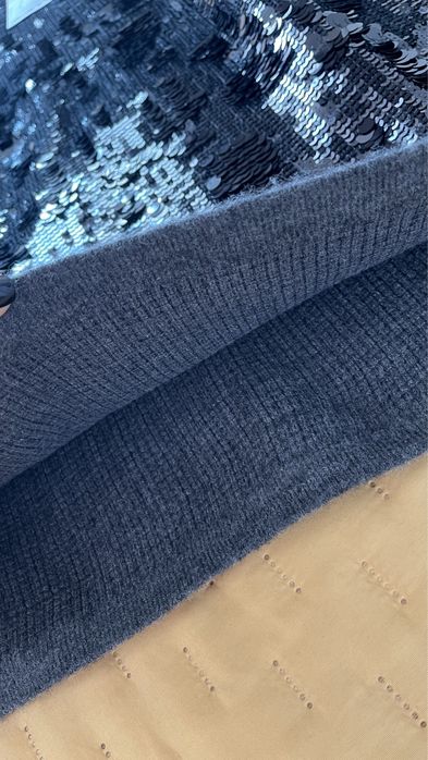 Zara Дамски красива рокля с пайети