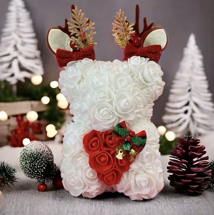 Перфектният подарък за момиче, гадже или жена – мече от рози!