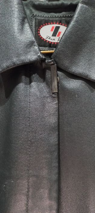 Кожаный жакет женский