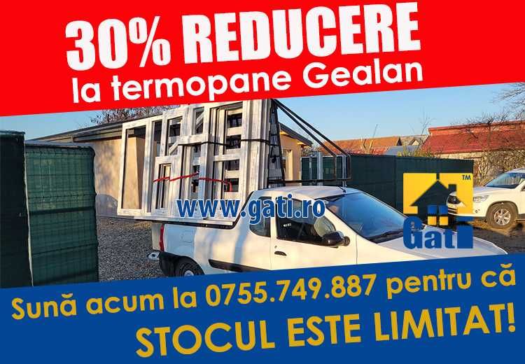 Tâmplărie PVC cu geam Termopan - 30% REDUCERE în Potlogi