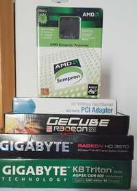 Componente PC(procesor, placa de baza, placa video, retea, monitor)