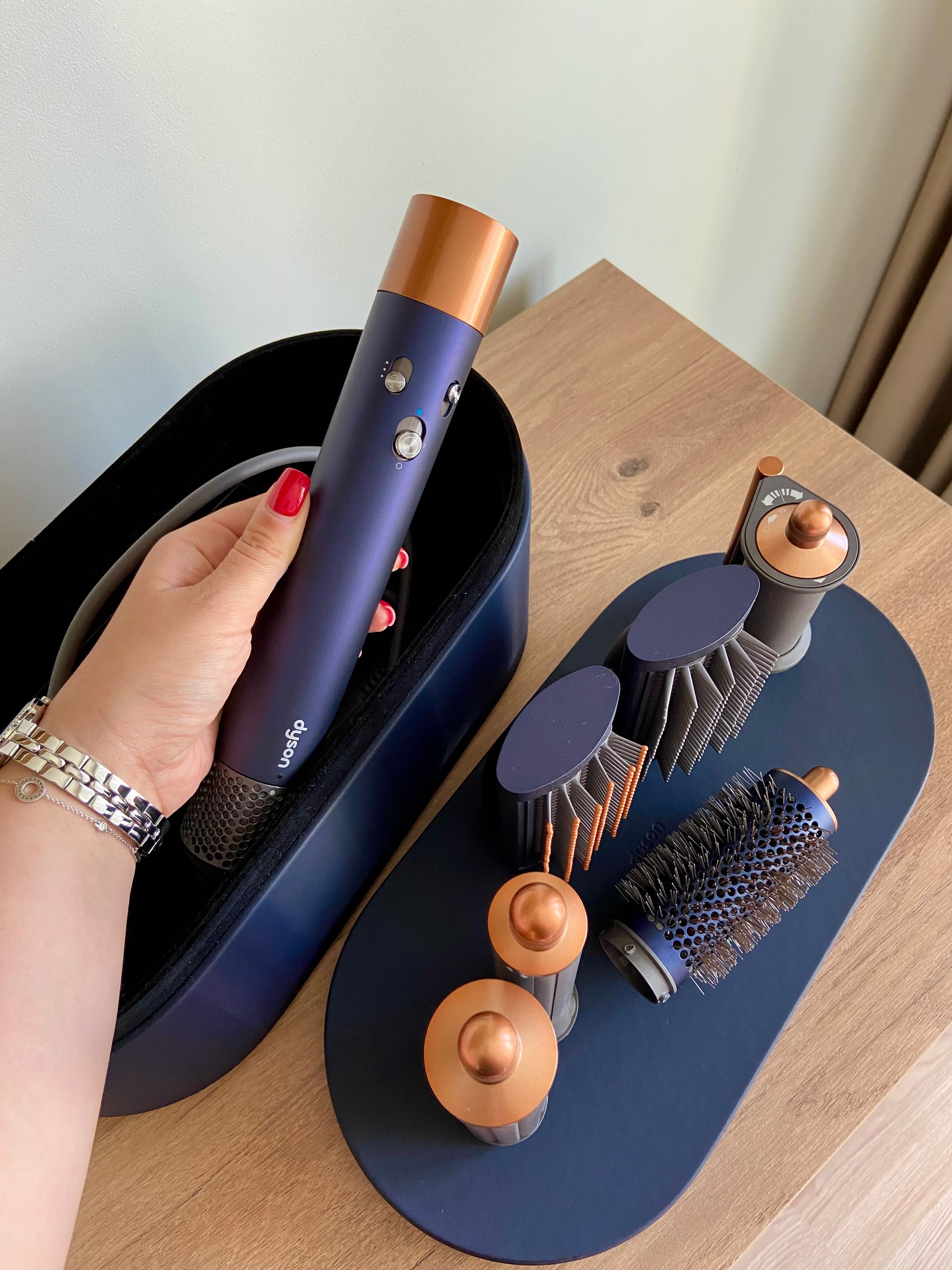 Dyson Airwrap Complete Long HS05 Multistyler, Prussian Blue/Copper