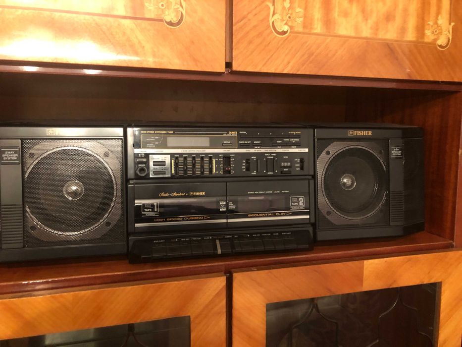 Vand radio dublu casetofon stereo - Fisher PH - W 803 stare impecabila