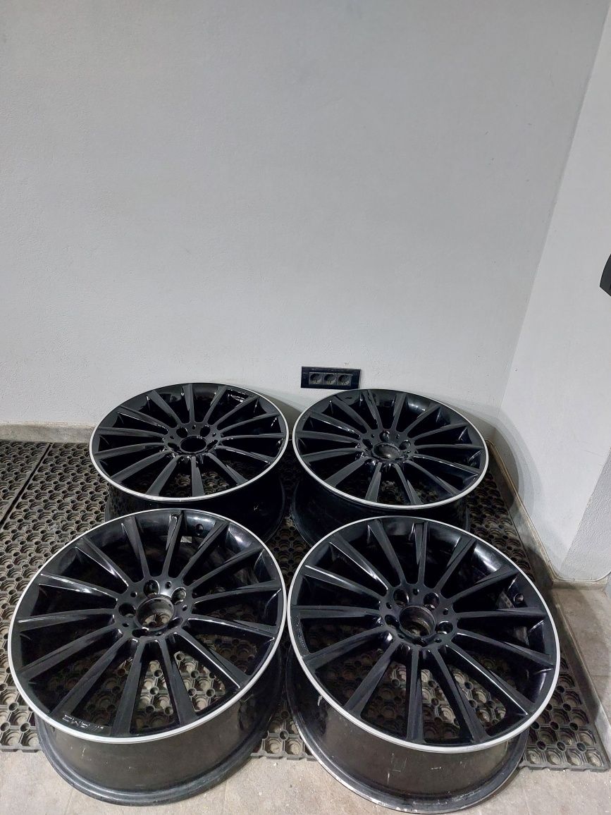 set jante 20 originale mercedes s w222 amg 8,5j 9,5j negre