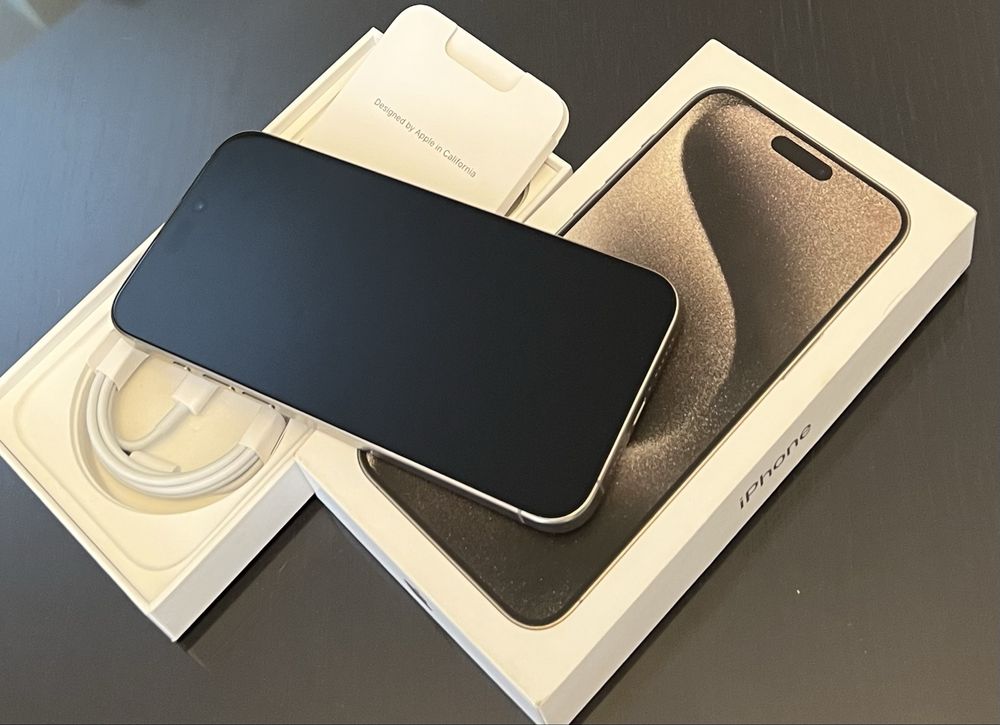 iPhone 15 PRO MAX 256GB 5G CA NOU ! Titanium Black Negru Desert Gold