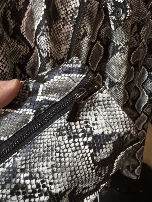Biker Jacket - Python Print Luxury Edition