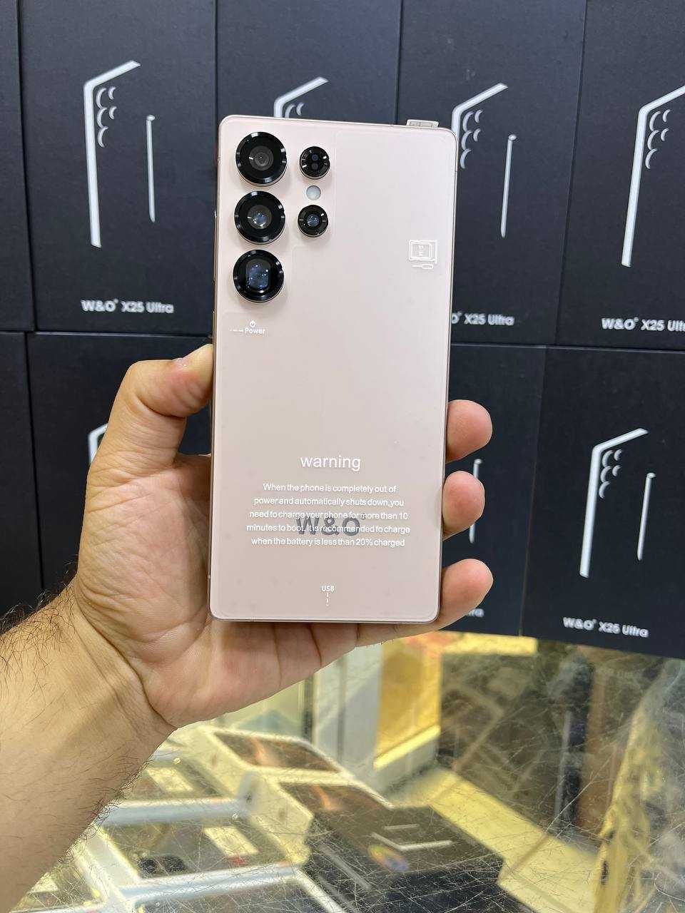 W&O  X25 Ultra 4G 8/128Gb (Yangi + Skidka+Dostavka) New-2025