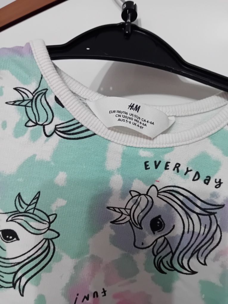 Bluza unicorn pentru fetite