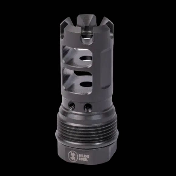 Компенсатор Silent Steel, QD - cal.5.56, M14x1, черен, shim kit