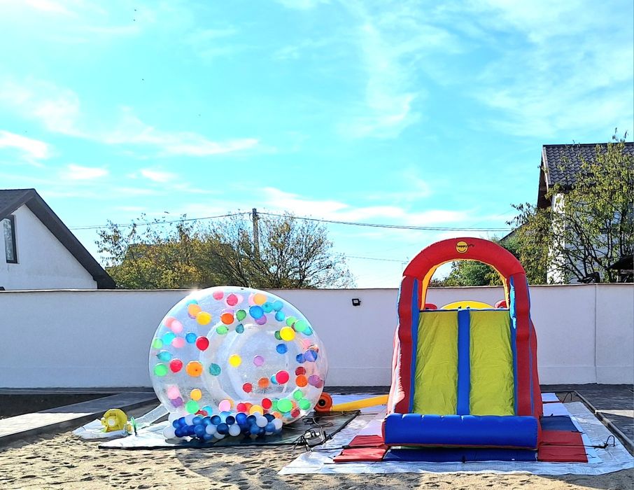 Bubble house - Topogan (tobogan)gonflabil - Foto corner - Vata Zahar -