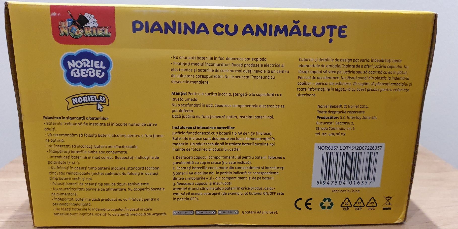 Pianina cu animalute