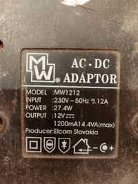 Ac Dc Adaptor incarcator alimentator Elcom Slovacia MW1212 27,4w