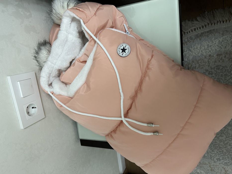 Новый Зимний теплый конверт для выписки