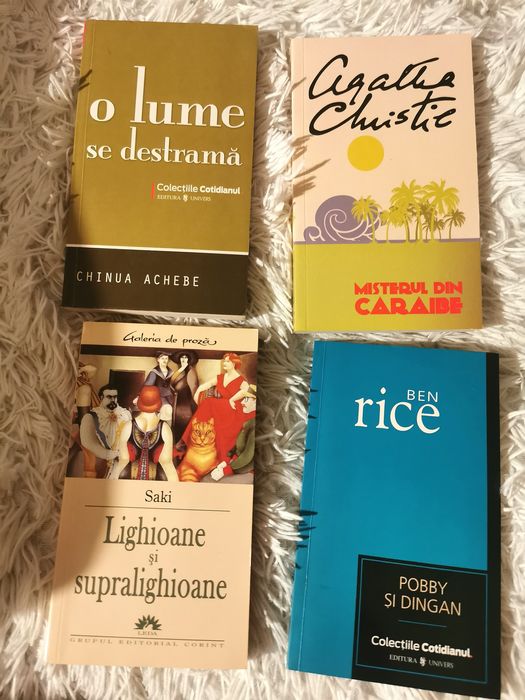 Pachet 4 cărți ficțiune - literatură universală