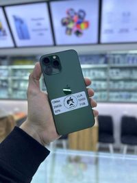 √ Kredit iPhone 13 Pro Max 256Gb Green 92% (Bosh to’lovsiz)