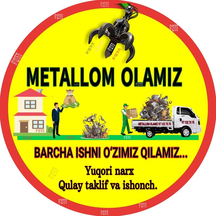 Metallom olamiz.