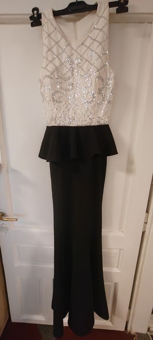 Rochie lunga cu paiete