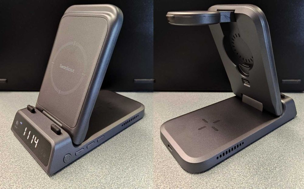 Зарядна станция 4 в 1 за смартфон Samsung и други