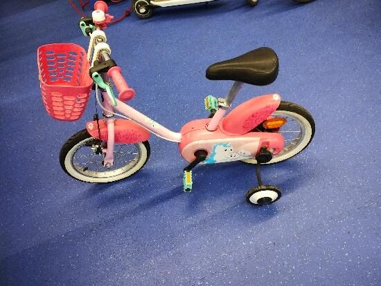 bicicleta 14" 500 unicorn - produs resigilat - (SecondHand) Decathlon