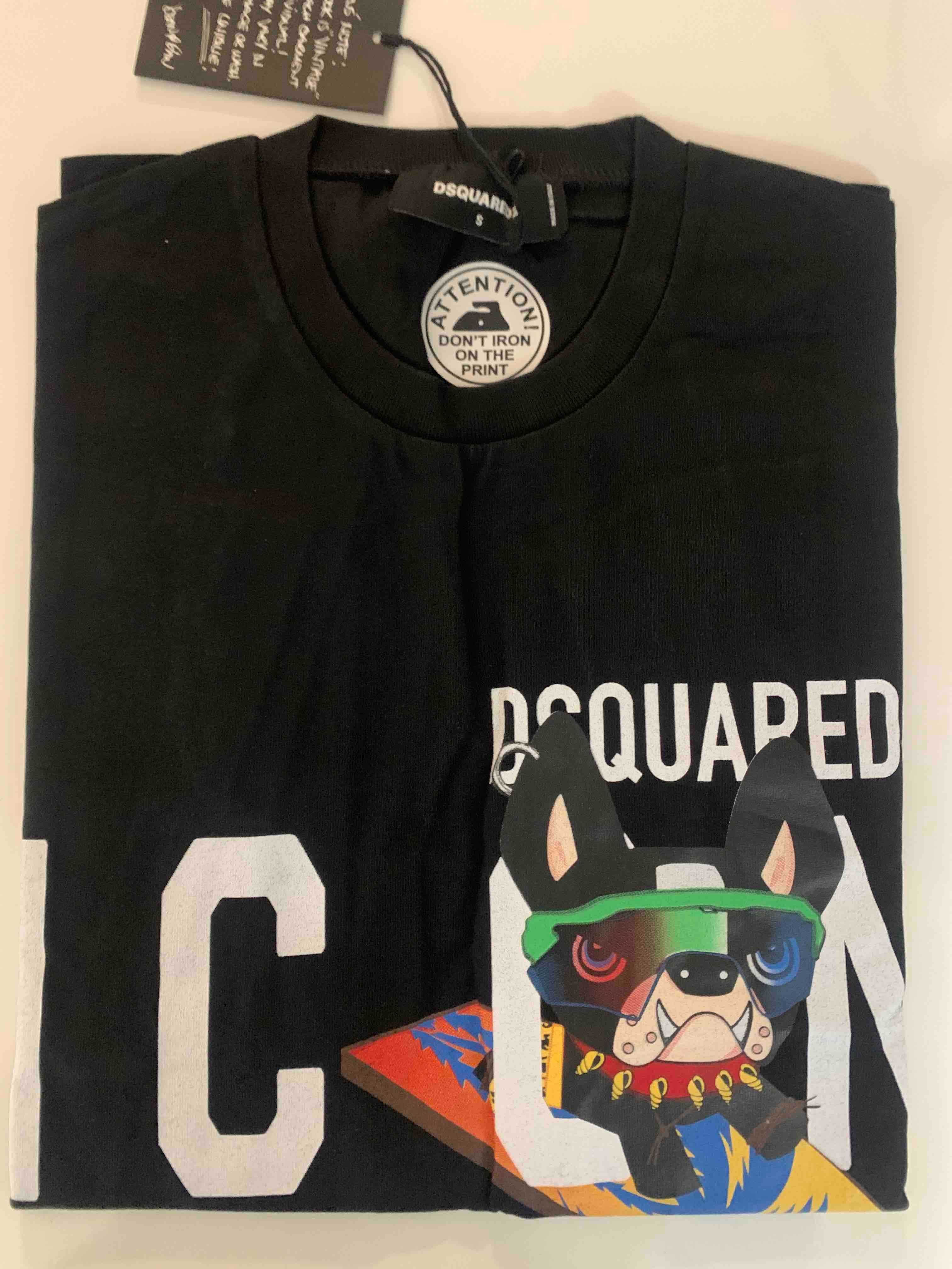ови мъжки тениски с етикети Dsquared D2 ICON налични S-2XL