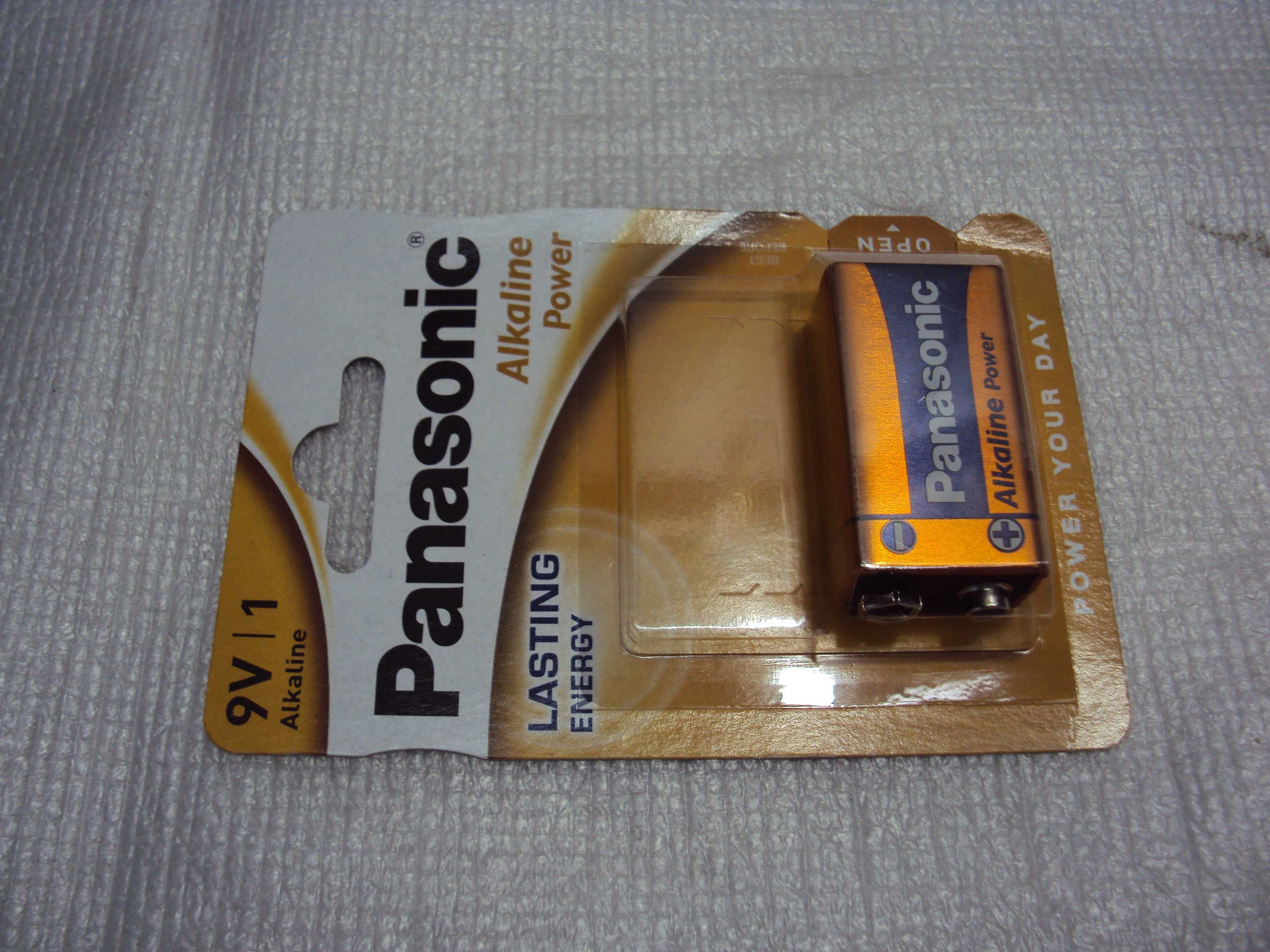 baterie Panasonic Alkaline 9v Made in Malaysia