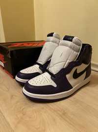 Jordan 1 Court Purple