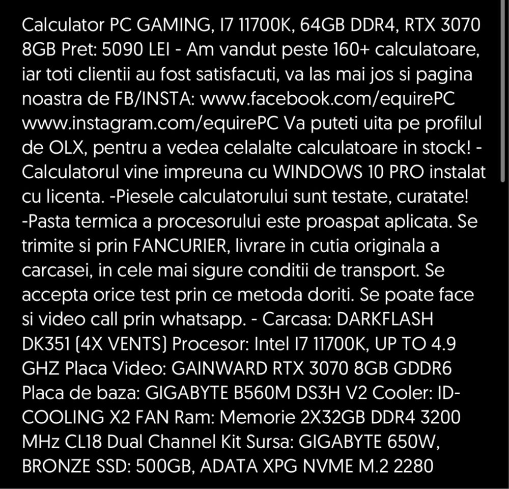 pc gaiming  rtx 3070