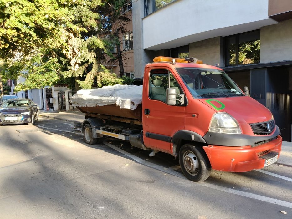 Transport moloz colectare deseuri inchiriere container abrollkipper
