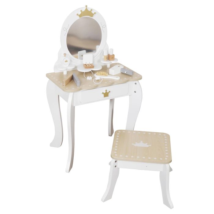 Дървена тоалетка princess’s mirror