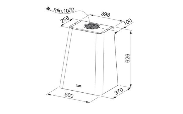 Абсорбатор Franke FSMD 508 WH Bianco, 630 mc/h