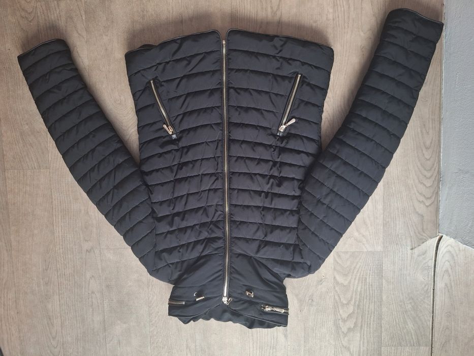 Дамско зимно черно яке