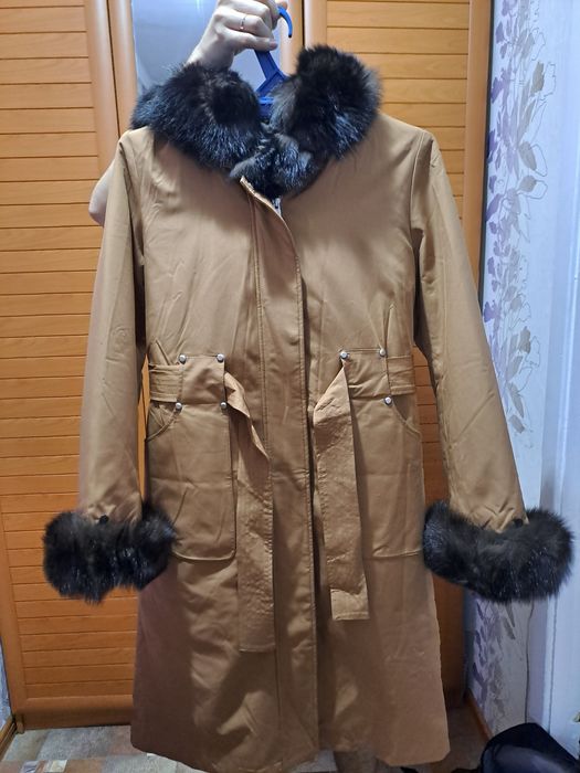 Парка новая натуральный мех