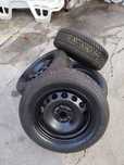 Roti Volkswagen 5×112 +anvelope 215 60 R16 dunlop iarna gama vag