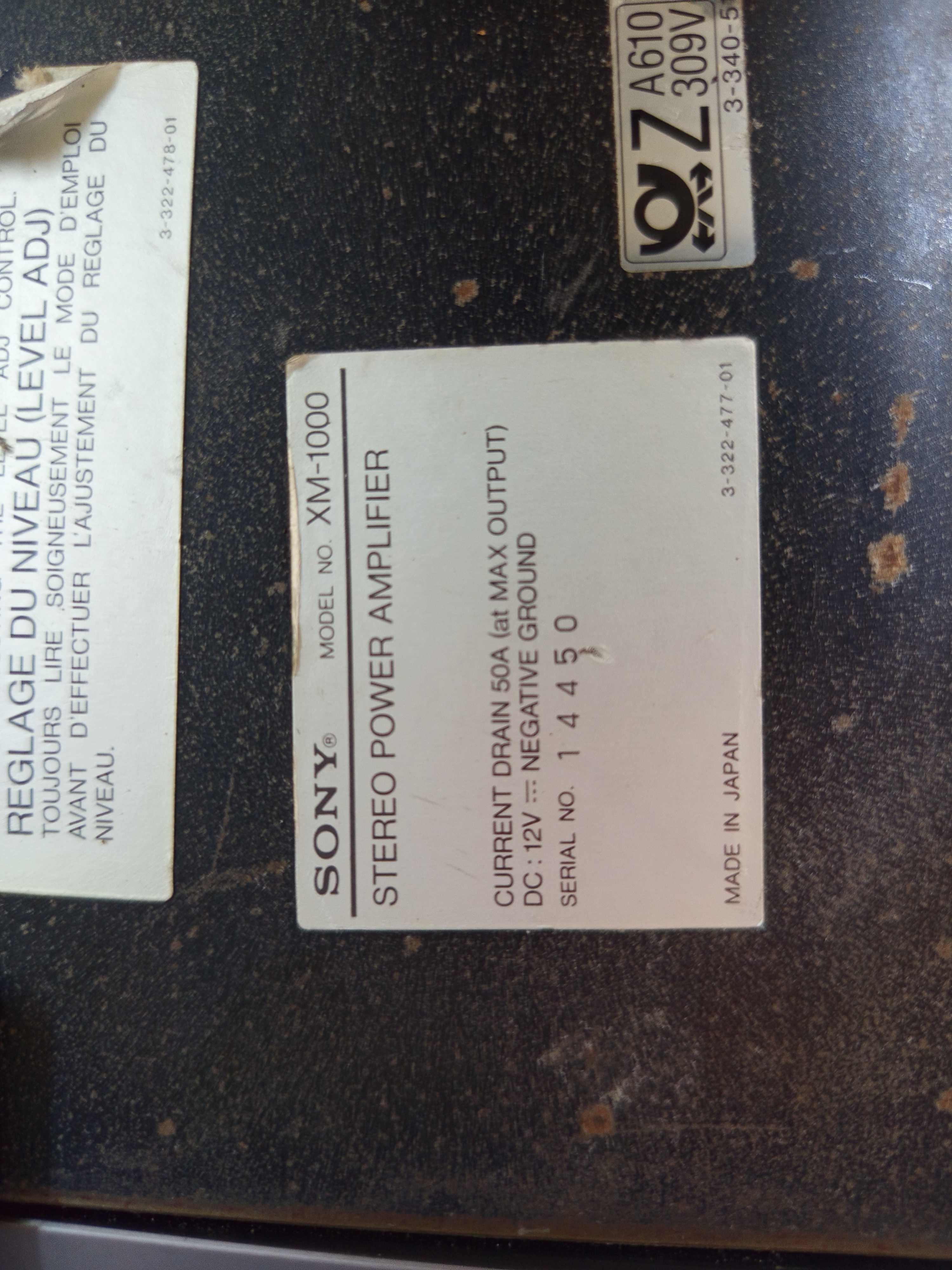 Усилвател за кола Sony XM-1000 4x80w
