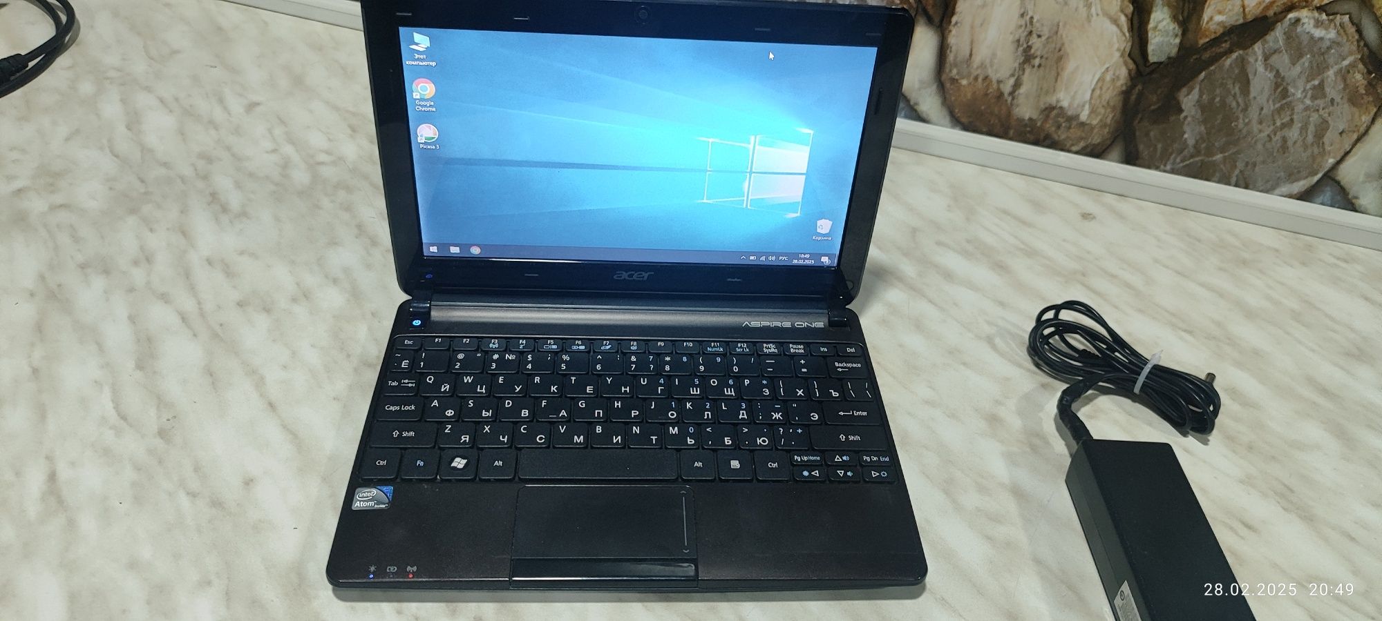 Компактный нетбук Acer + ssd