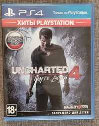 Продам игру Uncharted 4 на PS4