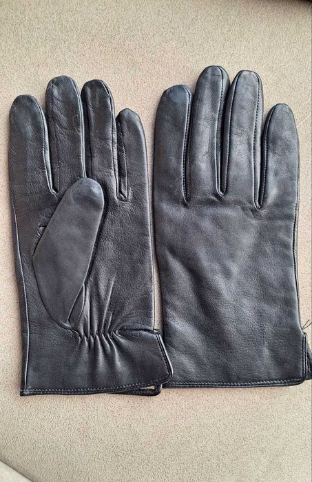 Перчатки Eleganza мужские новые из натуральной кожи. Размер - 9.