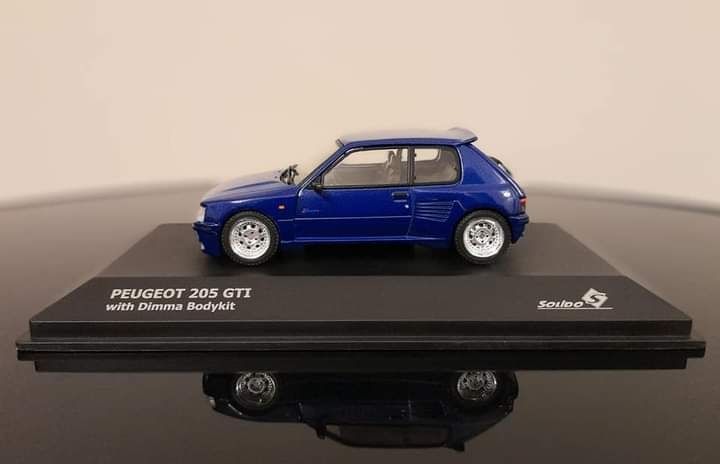 Peugeot 205 GTI with Dimma Bodykit 1:43 Solido