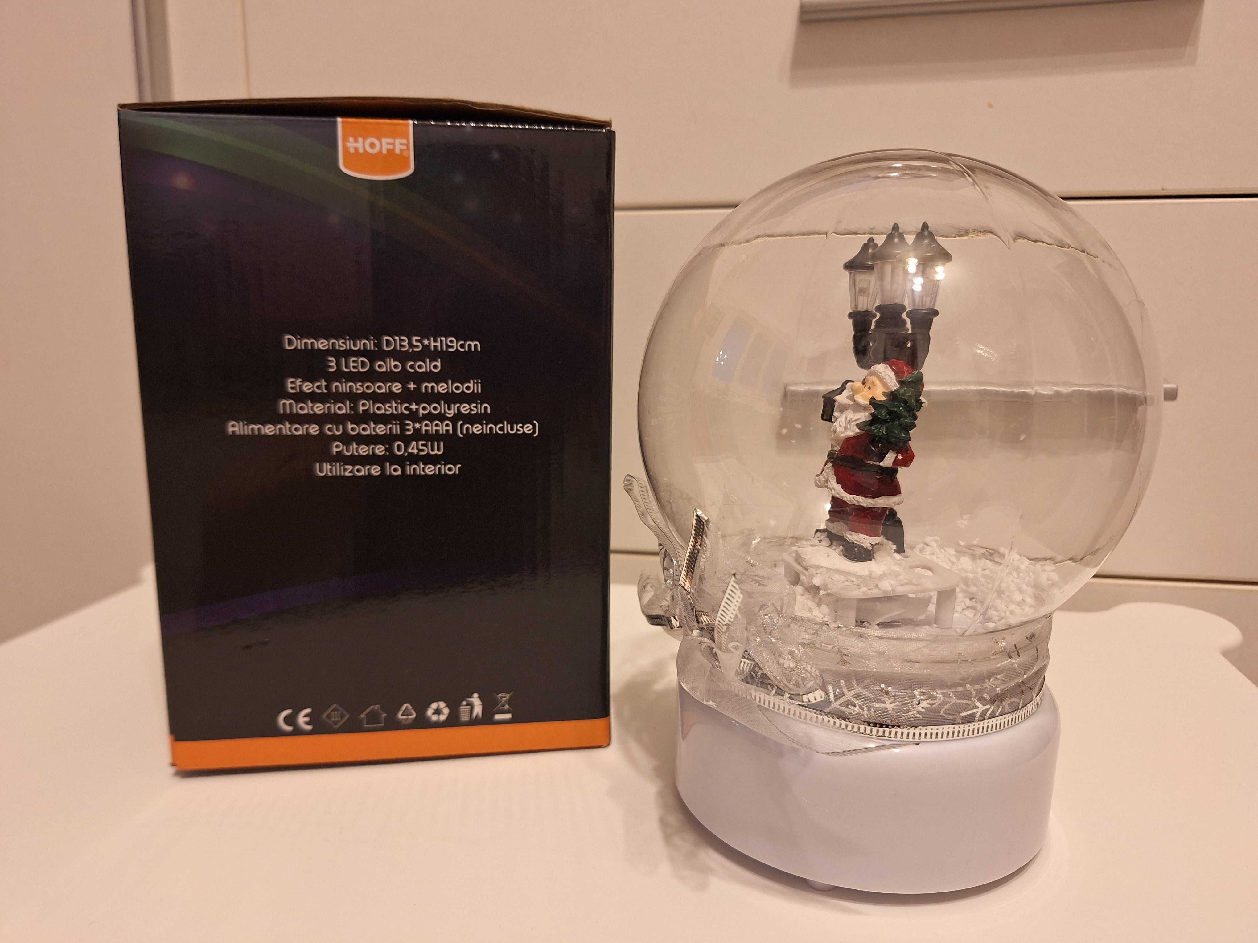 Decoratiune Glob LED Hoff - alimentare baterii