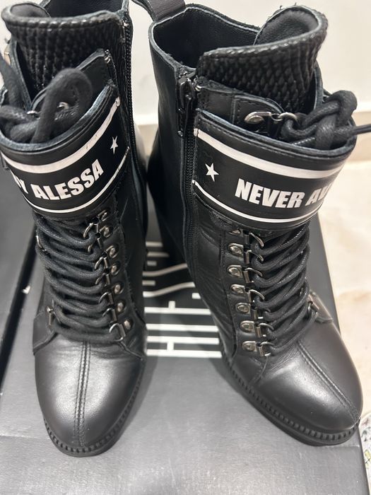 Боти естествена кожа - Алеса