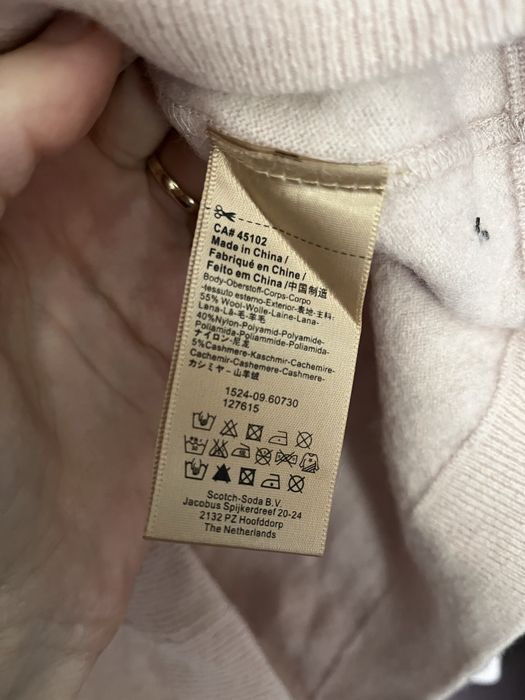 Pulover cu lana si casmir, Scotch&Soda, masura M