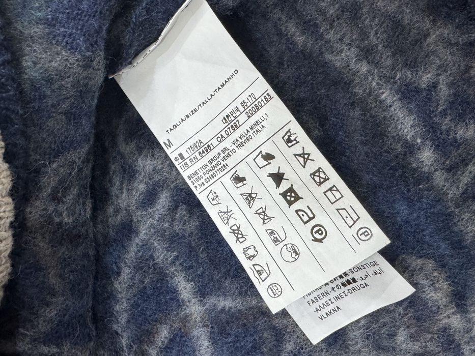 Мъжки кашмирен пуловер Vintage Stile BENETTON .Размер М