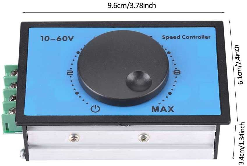 Controler de viteză DC 20A 12V 24V 48V. Nou ambalat!