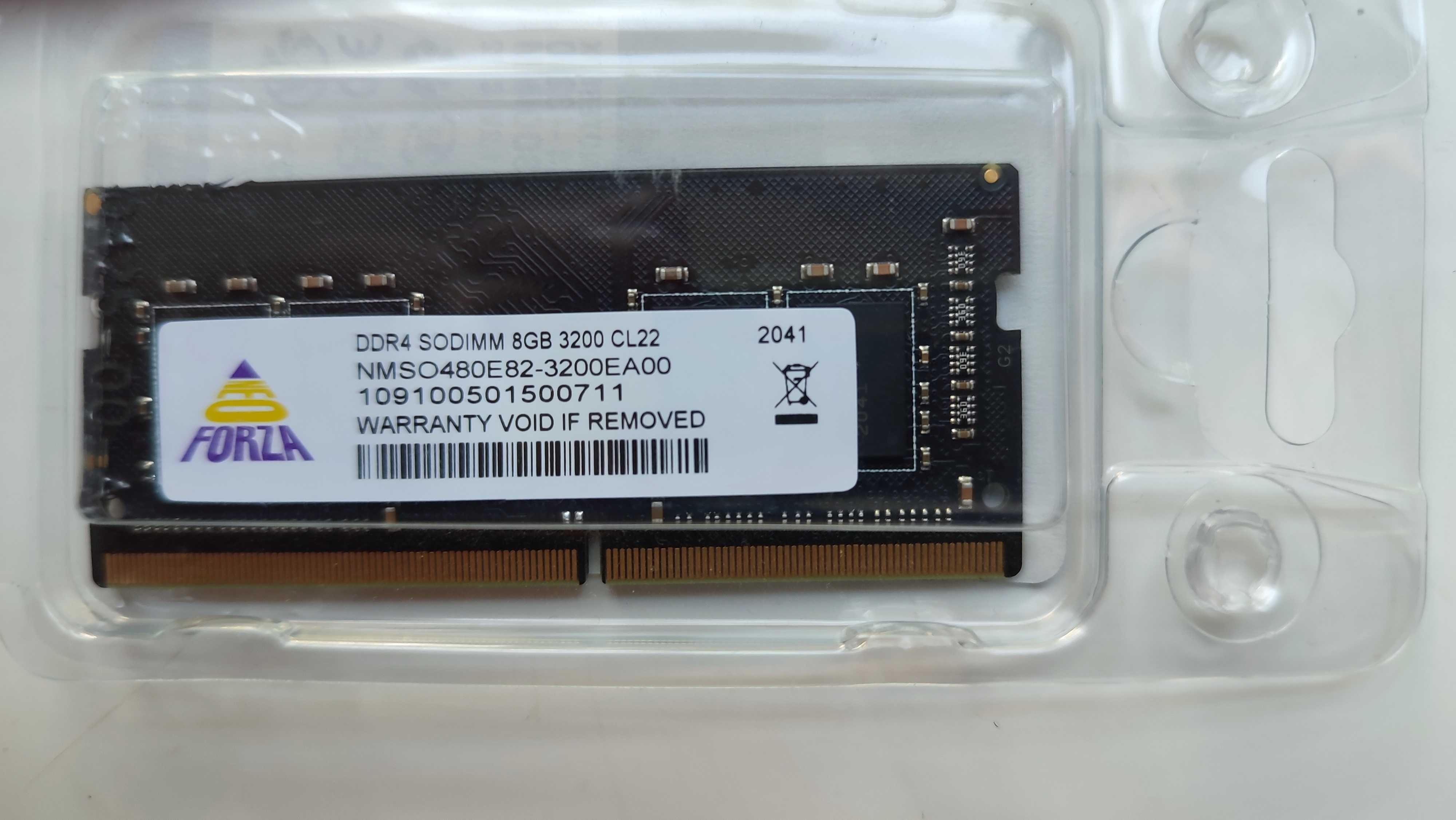 2 штуки Forza DDR4 8GB 3200 CL22 260-Pin SODIMM Notebook Memory