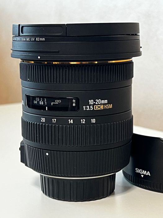 Обектив Sigma 10-20mm f/4-5.6 EX DC HSM за Nikon