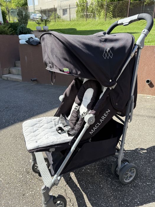 Carucior pliabil tip umbrela Maclaren Techno XLR Black/Silver