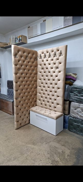 Прихожие вешалка пуфик обувница. Банкетка в прихожую . Полки под обувь