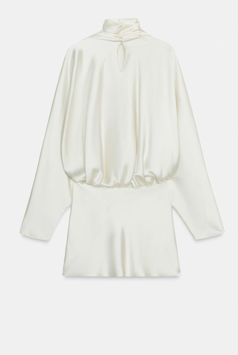 Сатенена рокля Zara